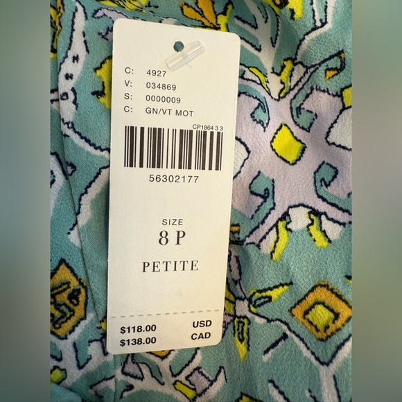 NWT Maeve by Anthropologie Alina Wide Leg Island Pant Size 8 Petite - Picture 7 of 13